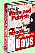 How to write and publish your own eBook in 7days, cover image.