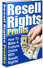 Resell / Resale Rights profits - how to run a profitable online business